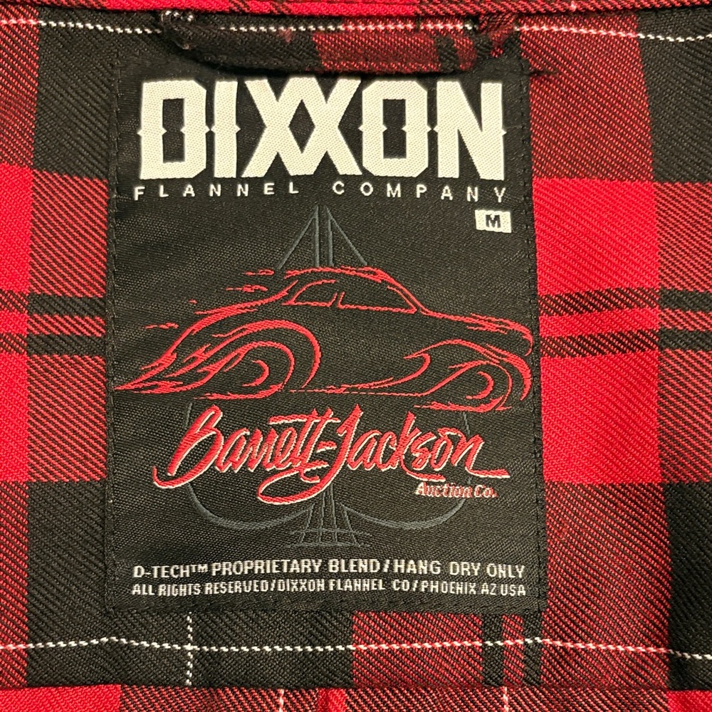 DIXXON Red and Black Plaid Shirt